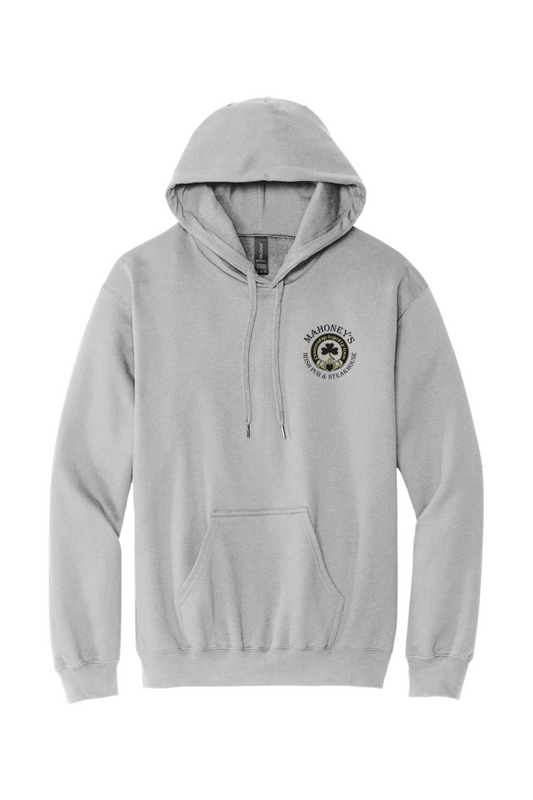 Welcome to Mahoney's in Black Unisex Midweight Hoodie