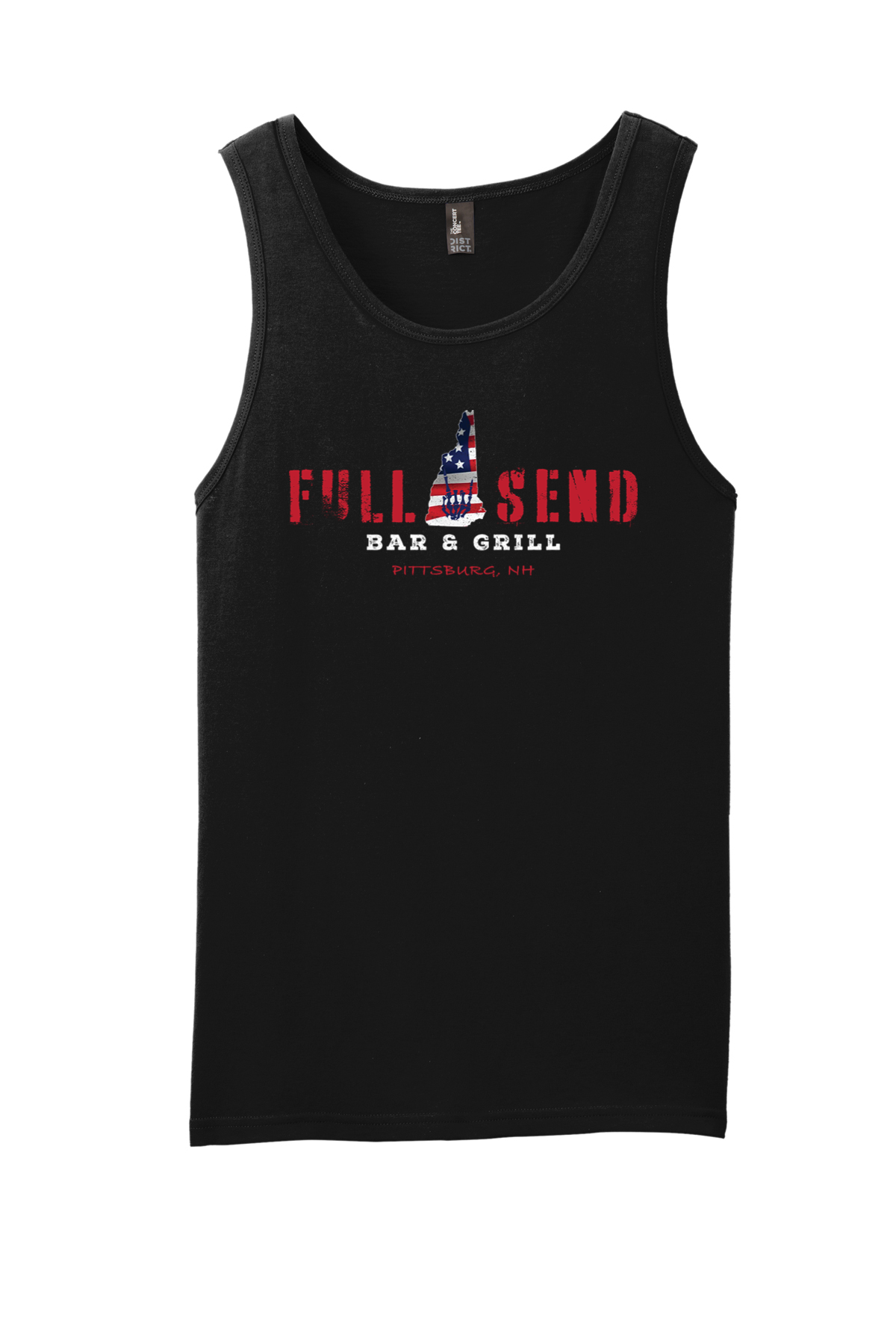 Full Send Red, White, & Blue Mens Tank