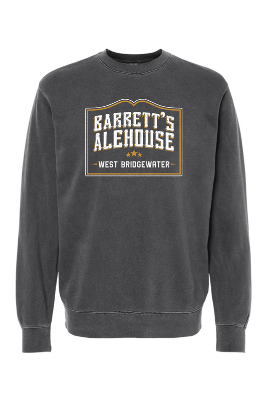 Barrett's Alehouse West Bridgewater Pigment-Dyed Crewneck Sweatshirt