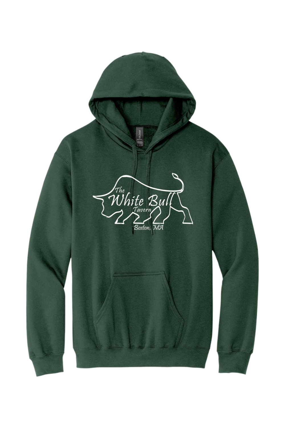 White Bull Tavern Hallow Logo Mens Midweight Hoodie
