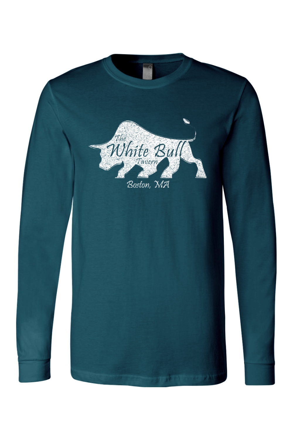 The White Bull Mens Jersey Long Sleeve T-Shirt