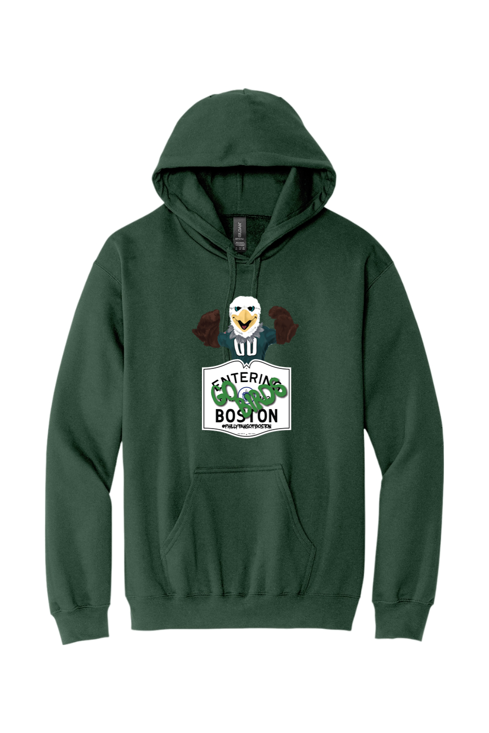 Swoops in Boston Graphic Hoodie - Mens
