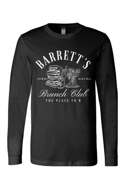 Barrett's Brunch Club Cotton Long Sleeve T-Shirt - Unisex
