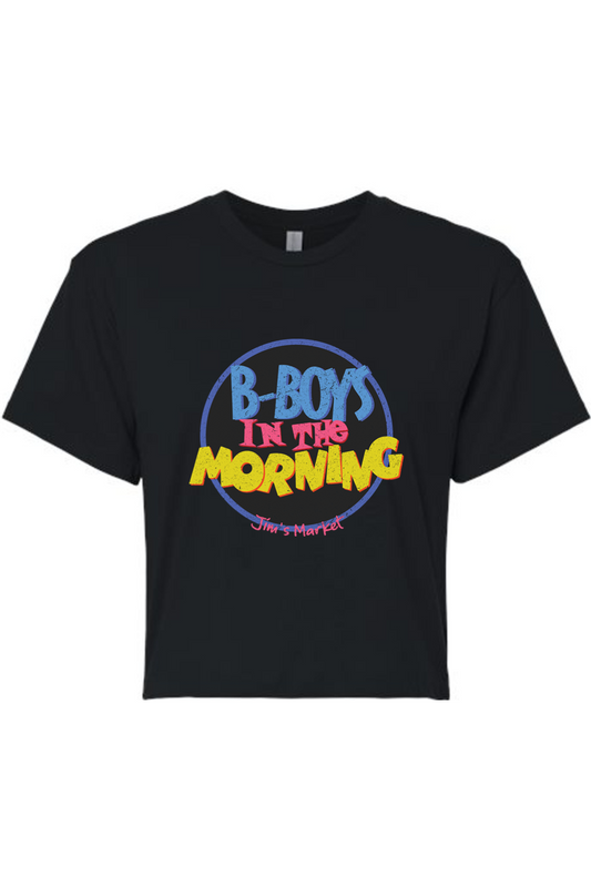 Saved by the B-Boys in the Morning Crop Top
