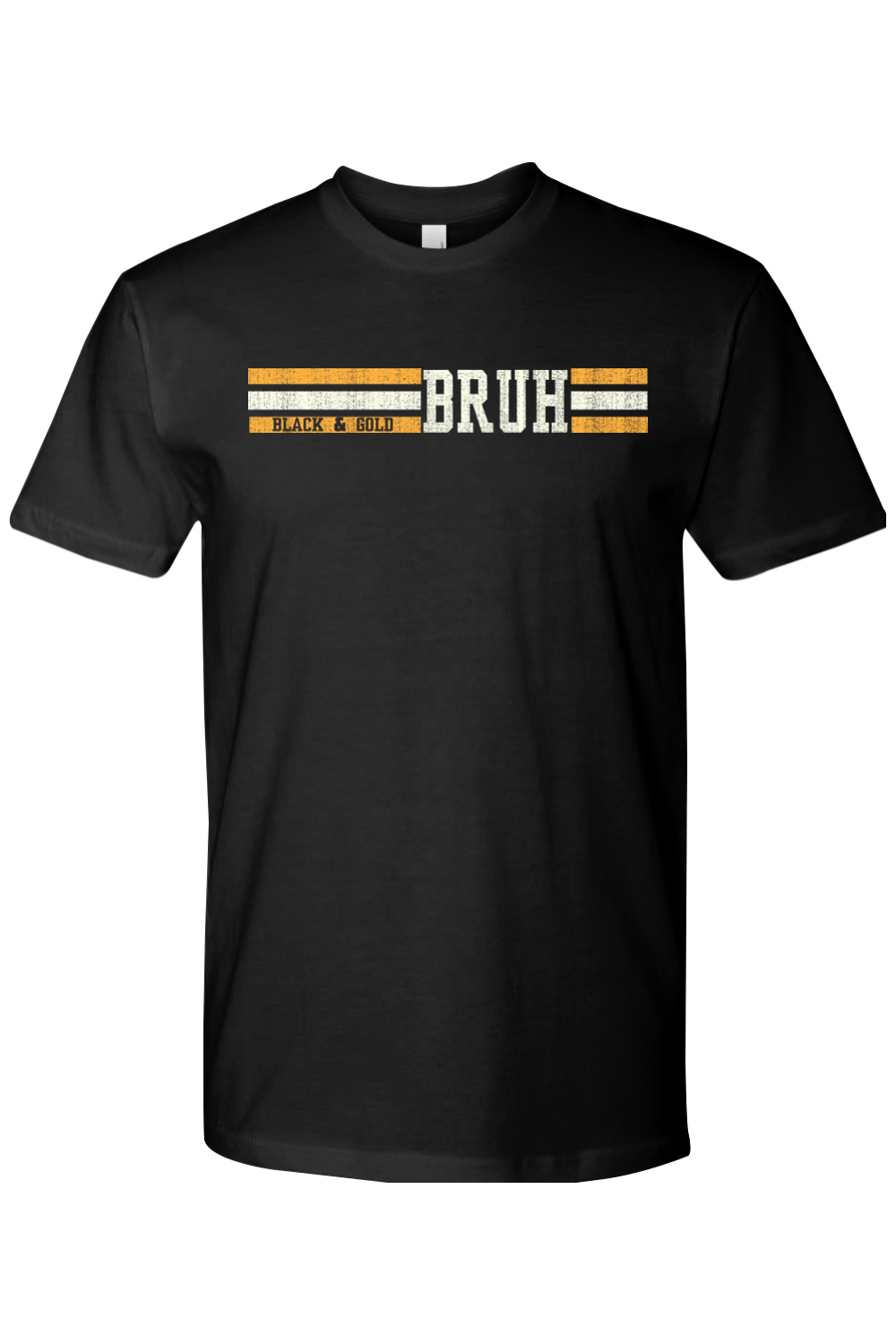 Its Black & Gold BRUH Mens Cotton T-Shirt