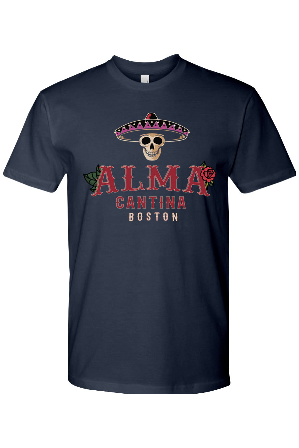 Alma Cantina Mens Cotton Crew Tee - Alma Rose