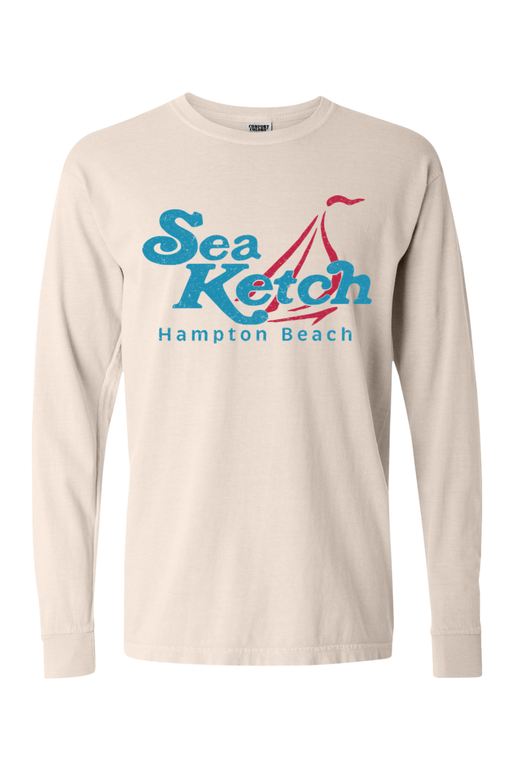Sea Ketch Full Sail Comfort Colors Long Sleeve T-Shirt - Mens
