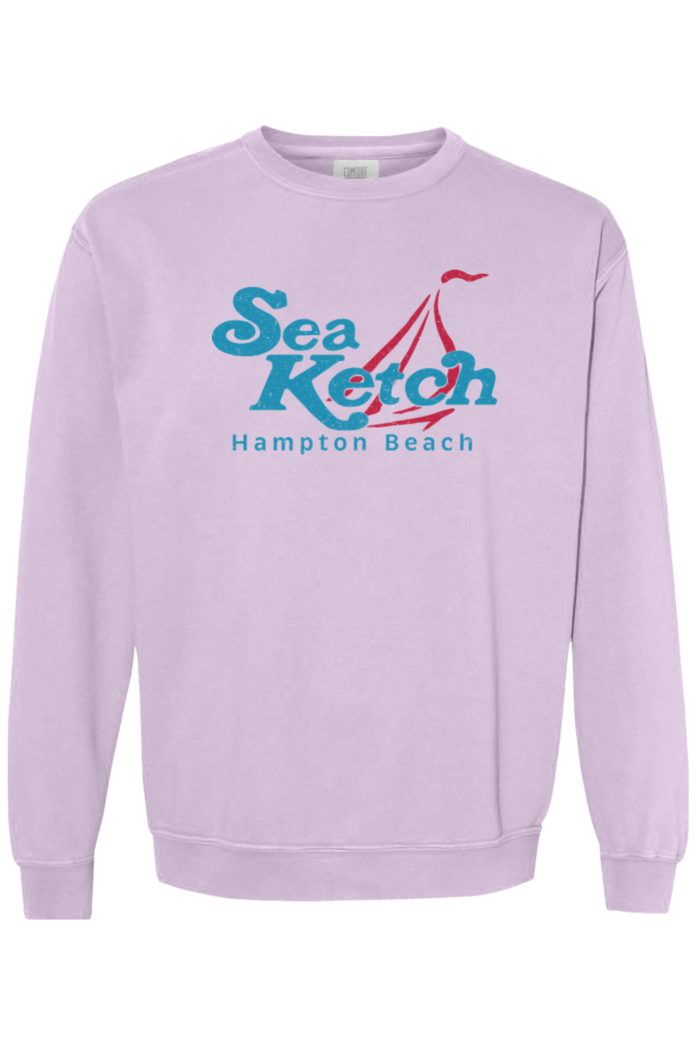 Sea Ketch Full Sail Comfort Colors Crewneck Sweatshirt - Mens