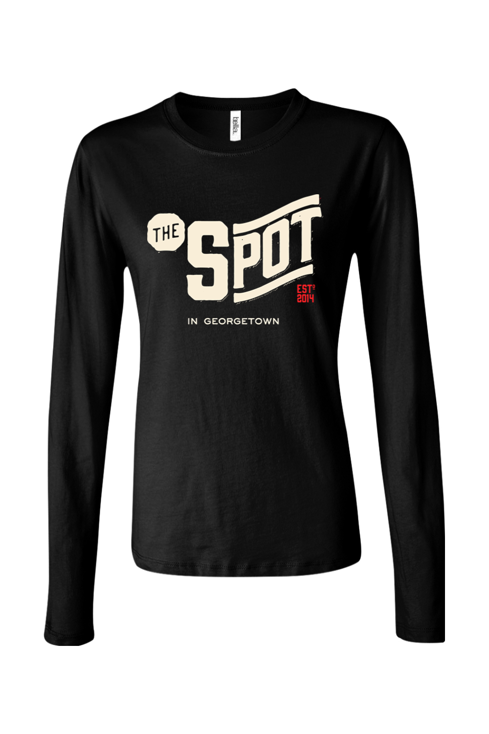 Staff Uniform - The Spot Georgetown Long Sleeve Cotton T-Shirt - Women's