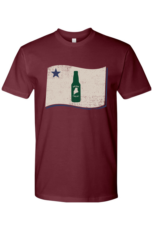 Drink Local Maine Graphic Unisex Cotton Tee