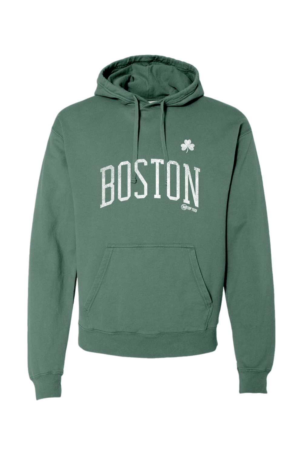 Boston Clover Pigment-Dyed Hooded Sweatshirt - Mens