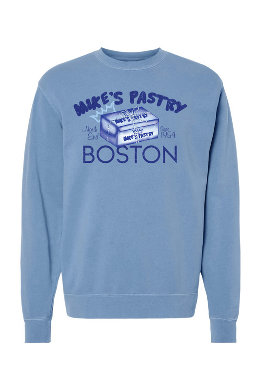Mike's Pastry Since 1954 Pigment-Dyed Crewneck Sweatshirt - Unisex