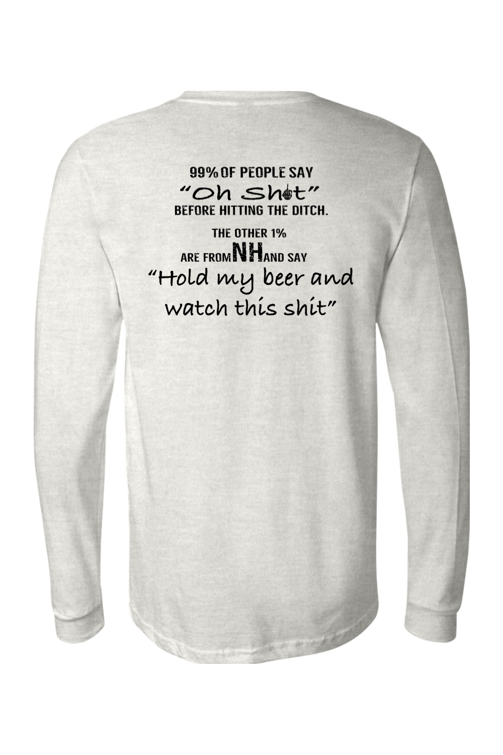 Full Send, Hold My Beer Mens Jersey Long Sleeve