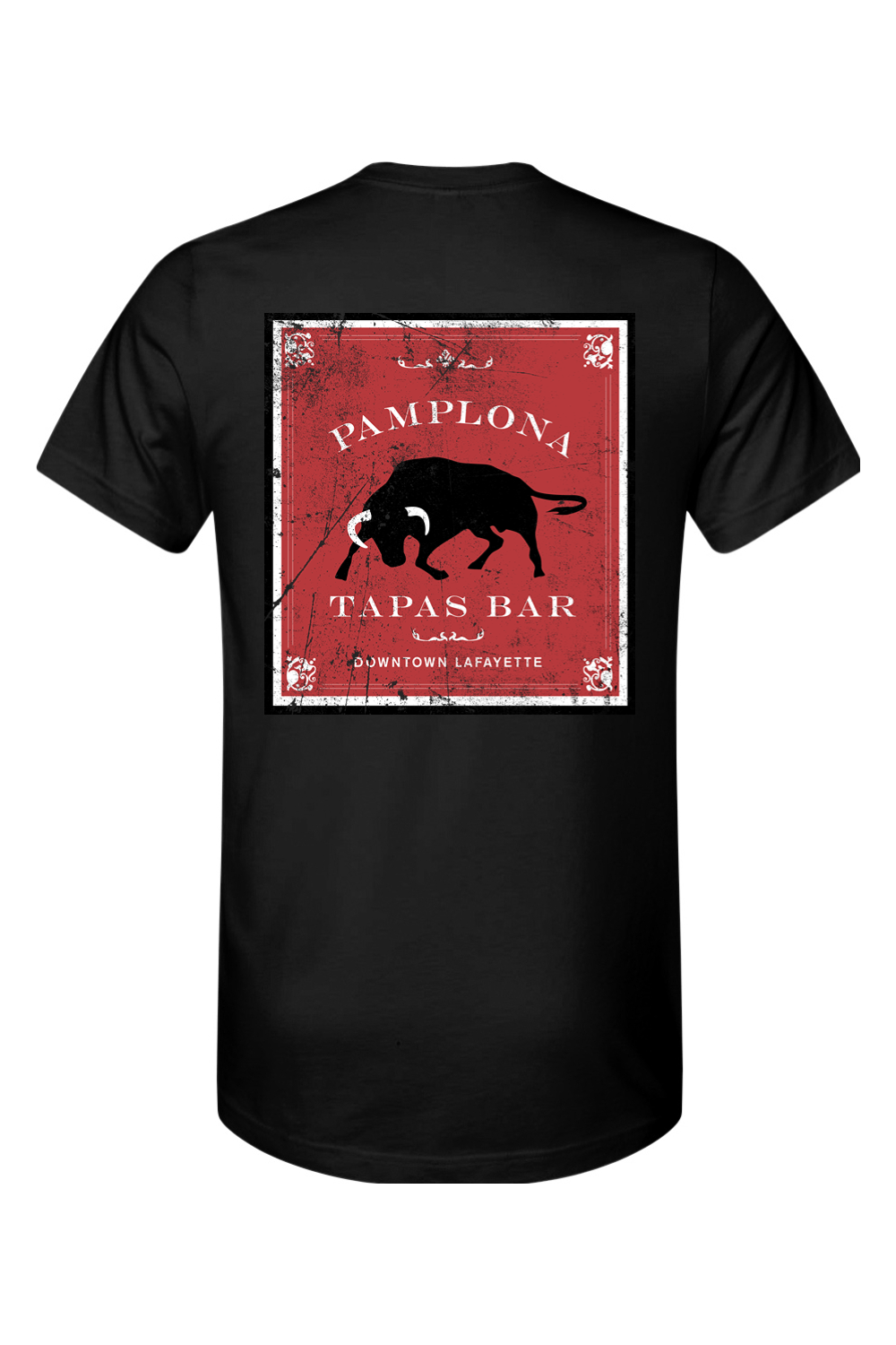 Pamplona Tapas Bar Cotton T-Shirt Mens