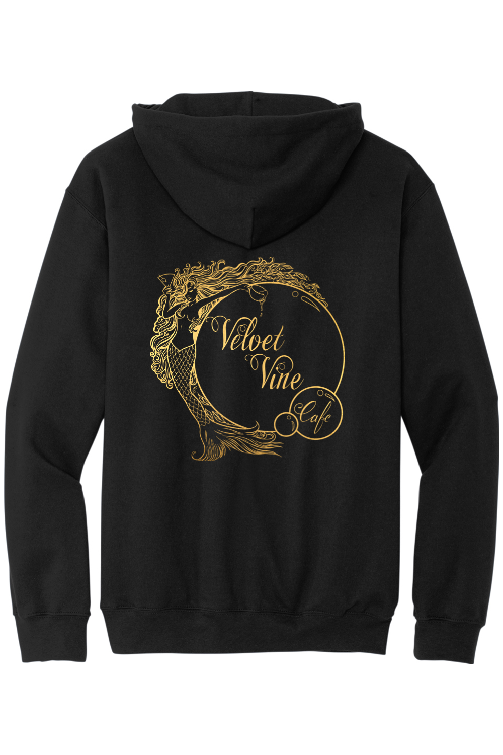 Velvet Vine Cafe Gold Logo Standard Hoodie - Unisex