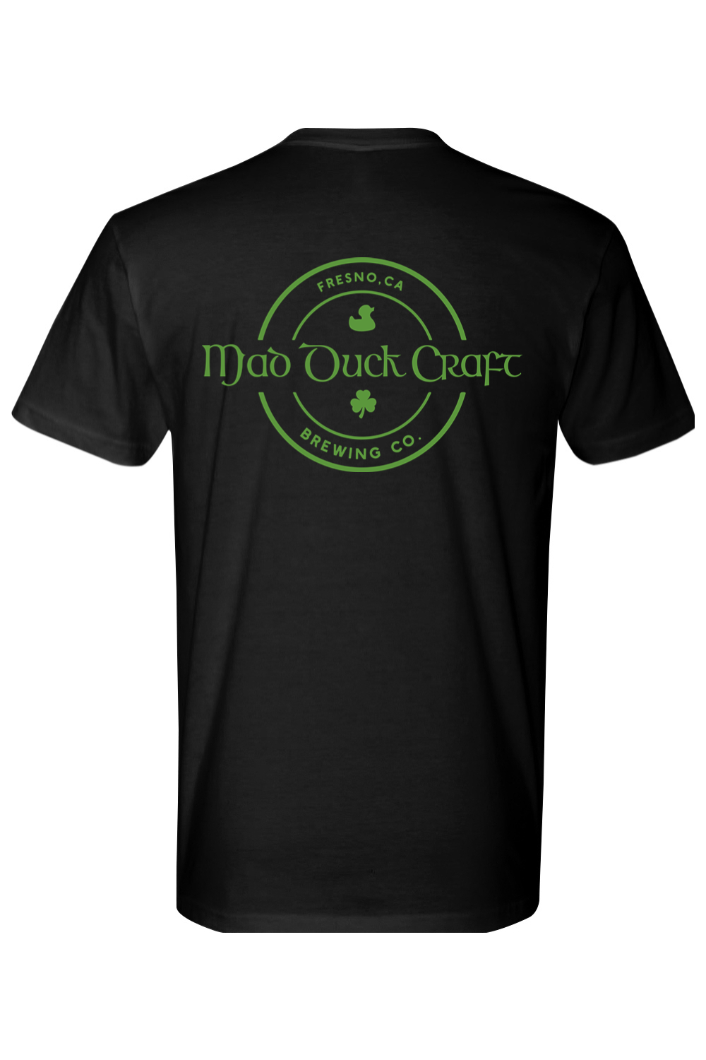 Mad Duck St. Patty's Day Premium Fit Cotton T-Shirt Mens