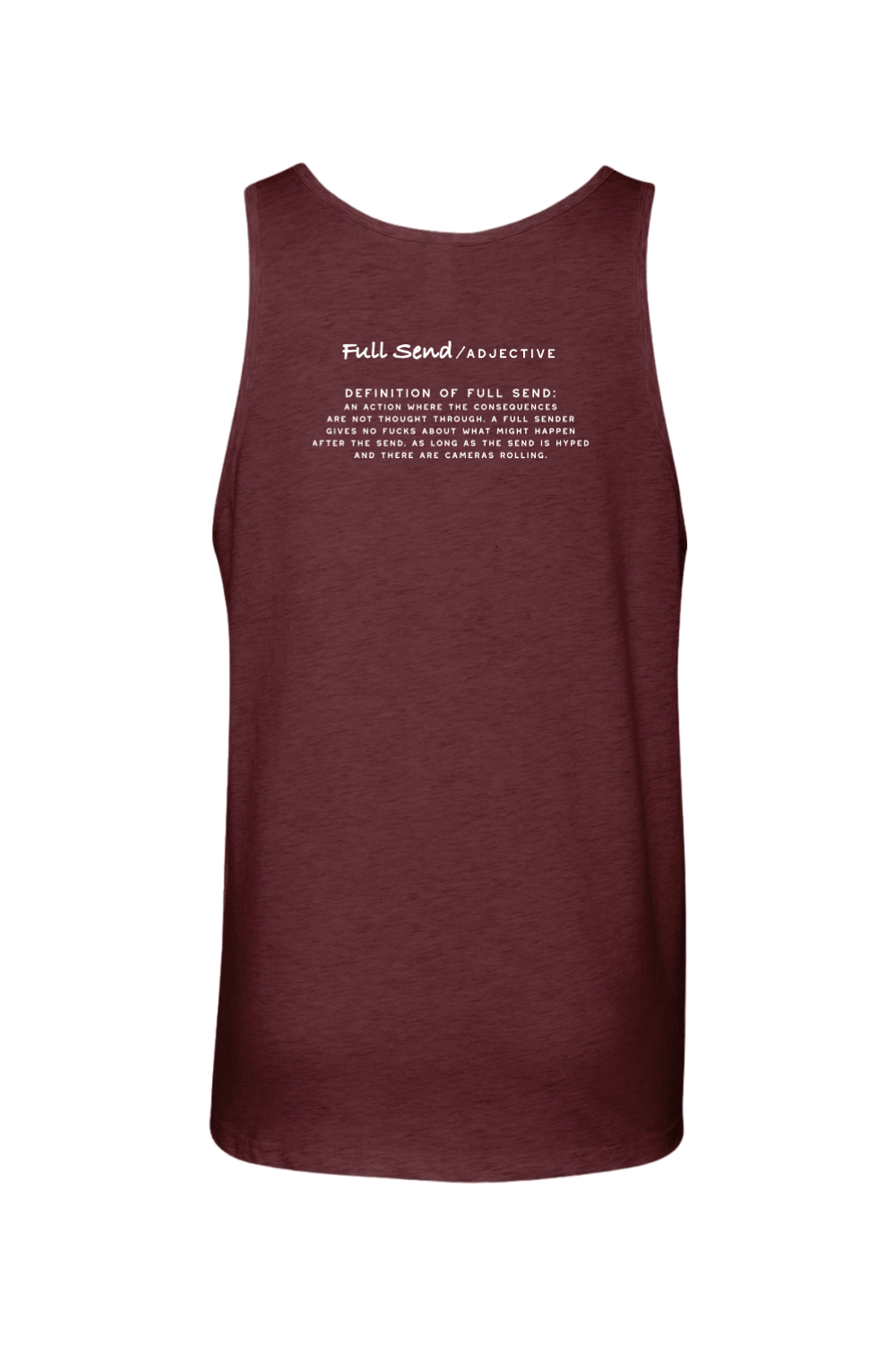 Full Send Definition Mens Jersey Tank