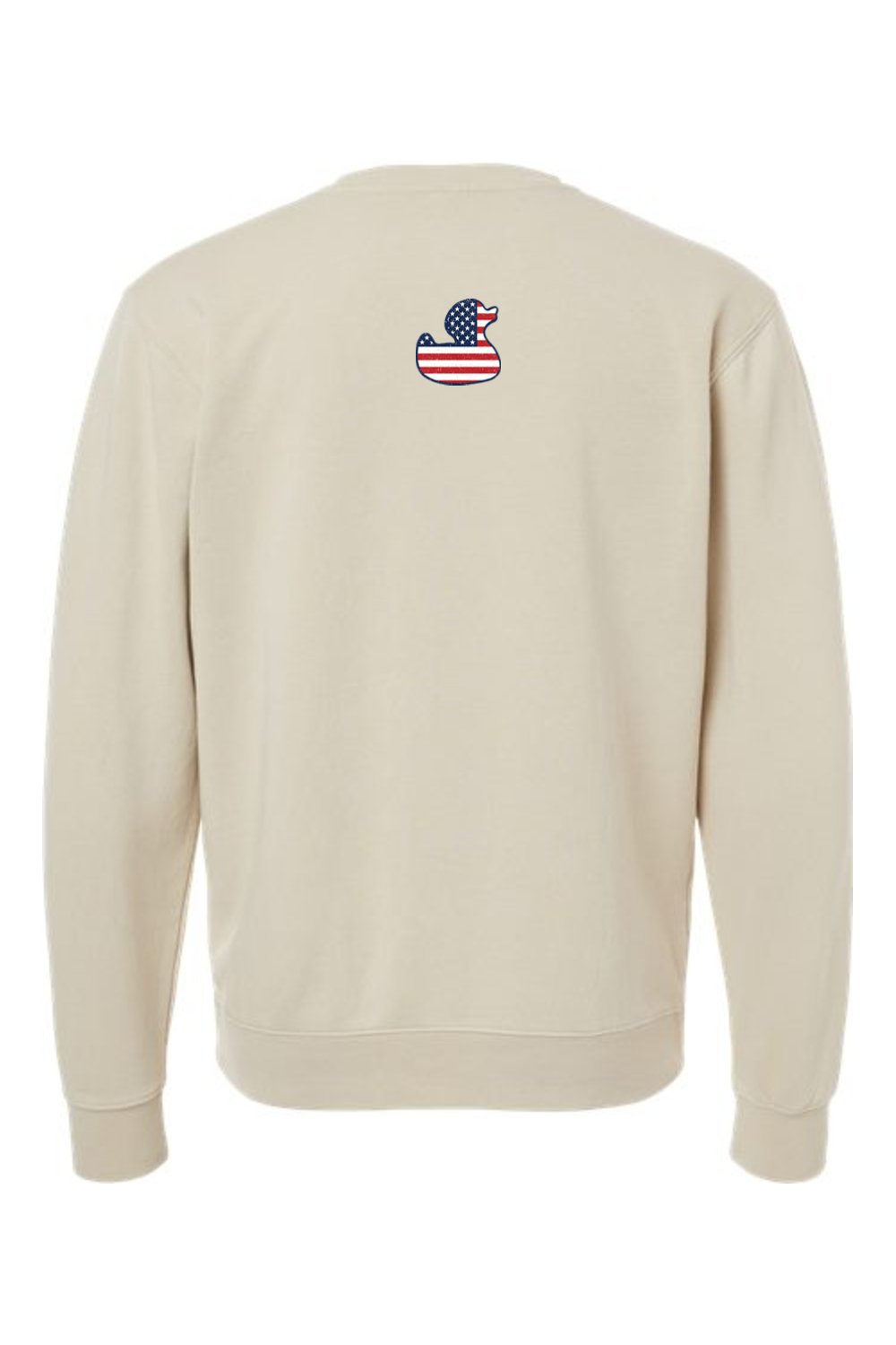 Mad Duck Red, White, & Blue Pigment-Dyed Crewneck Sweatshirt