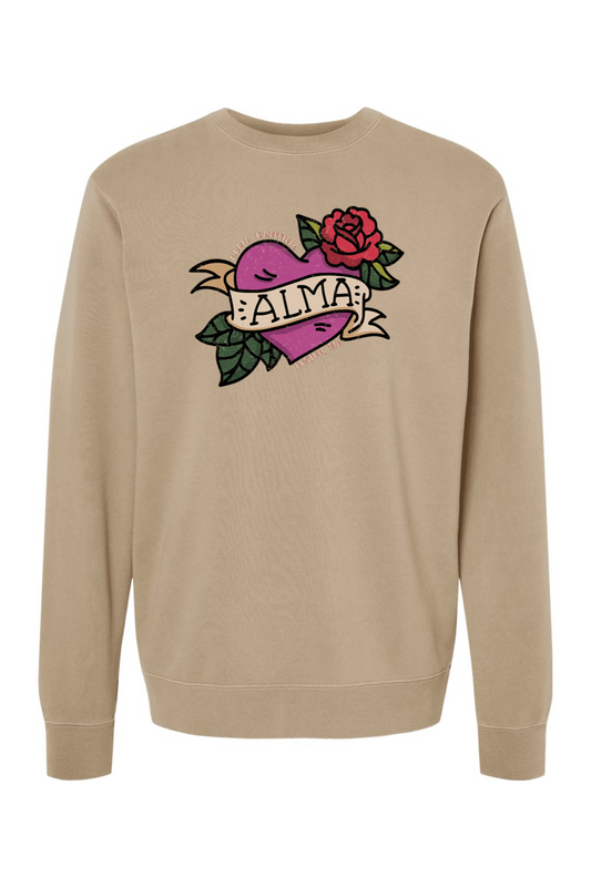Alma Cantina Pigment-Dyed Crewneck Sweatshirt