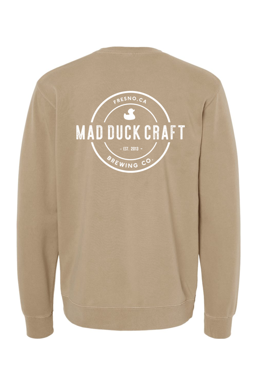 Mad Duck Pigment Dyed Crewneck Sweatshirt - Mens