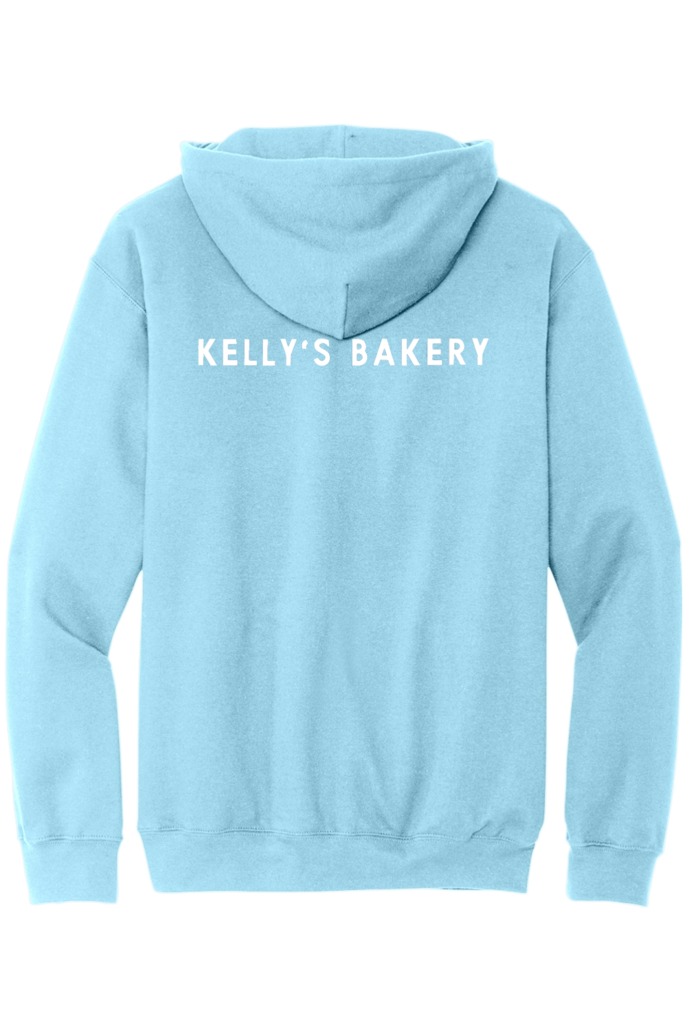 Kelly's Bakery White Logo Mens Hooded Sweatshirt