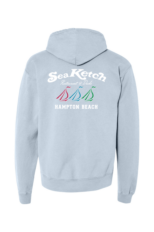 Sea Ketch Tri-Sail Comfort Wash Midweight Hoodie - Unisex