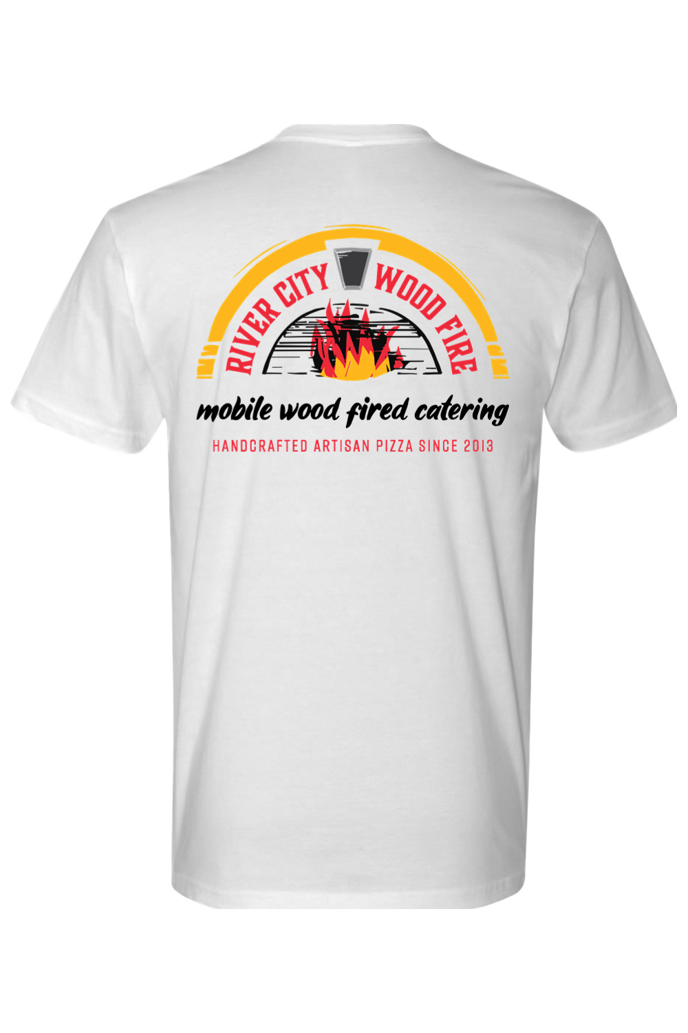 River City Mens Cotton Tee - Pizza 'Til I Die