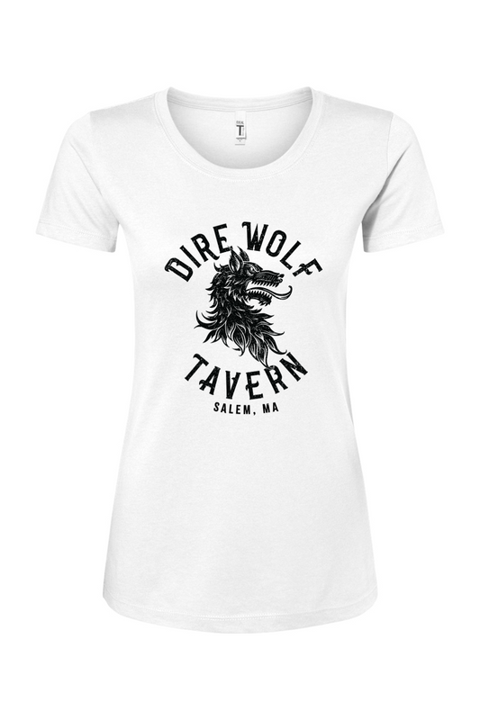 Dire Wolf Tavern Logo Women's Cotton Blend T-Shirt