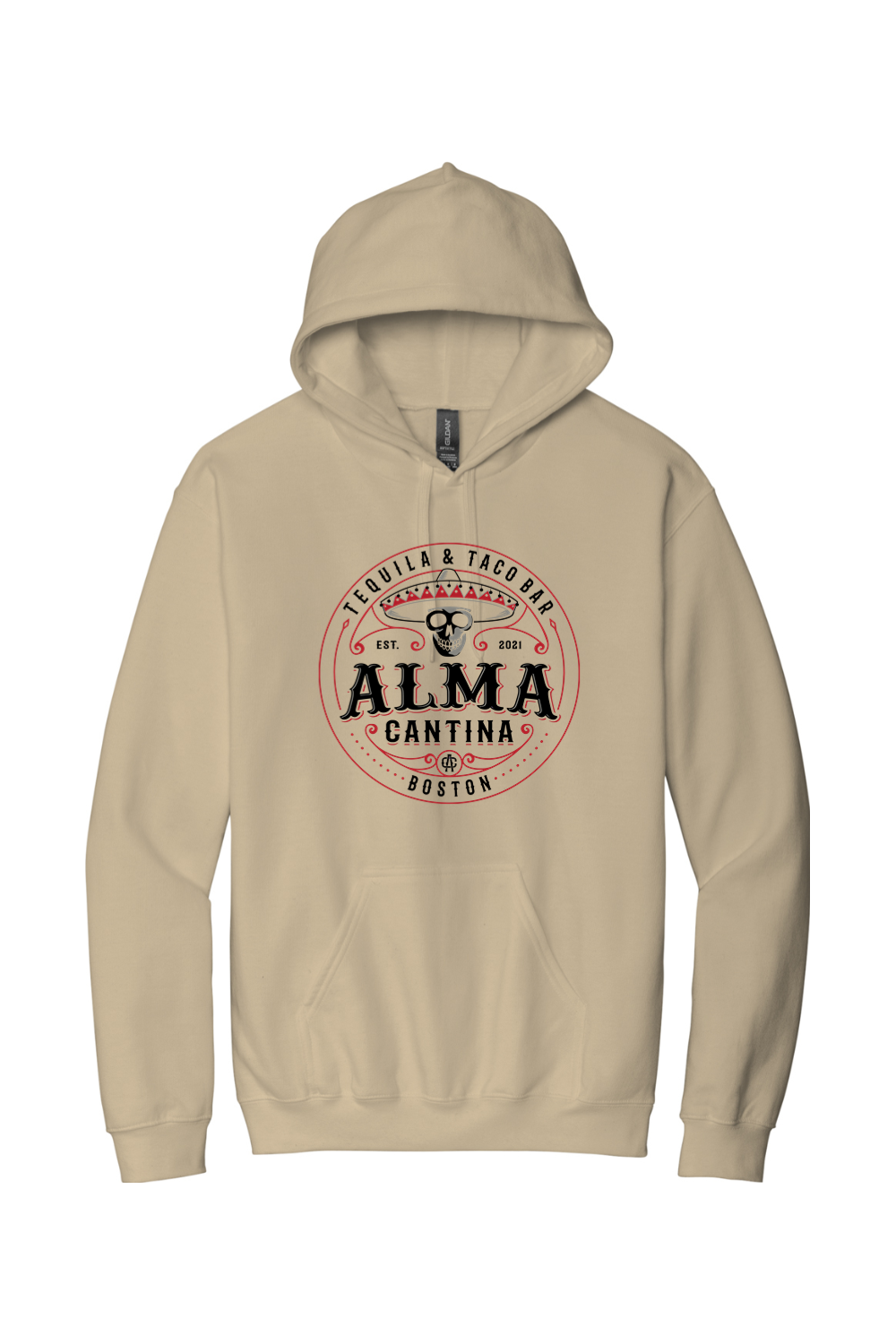 Alma Cantina Mens Hoodie - Classic Logo Front