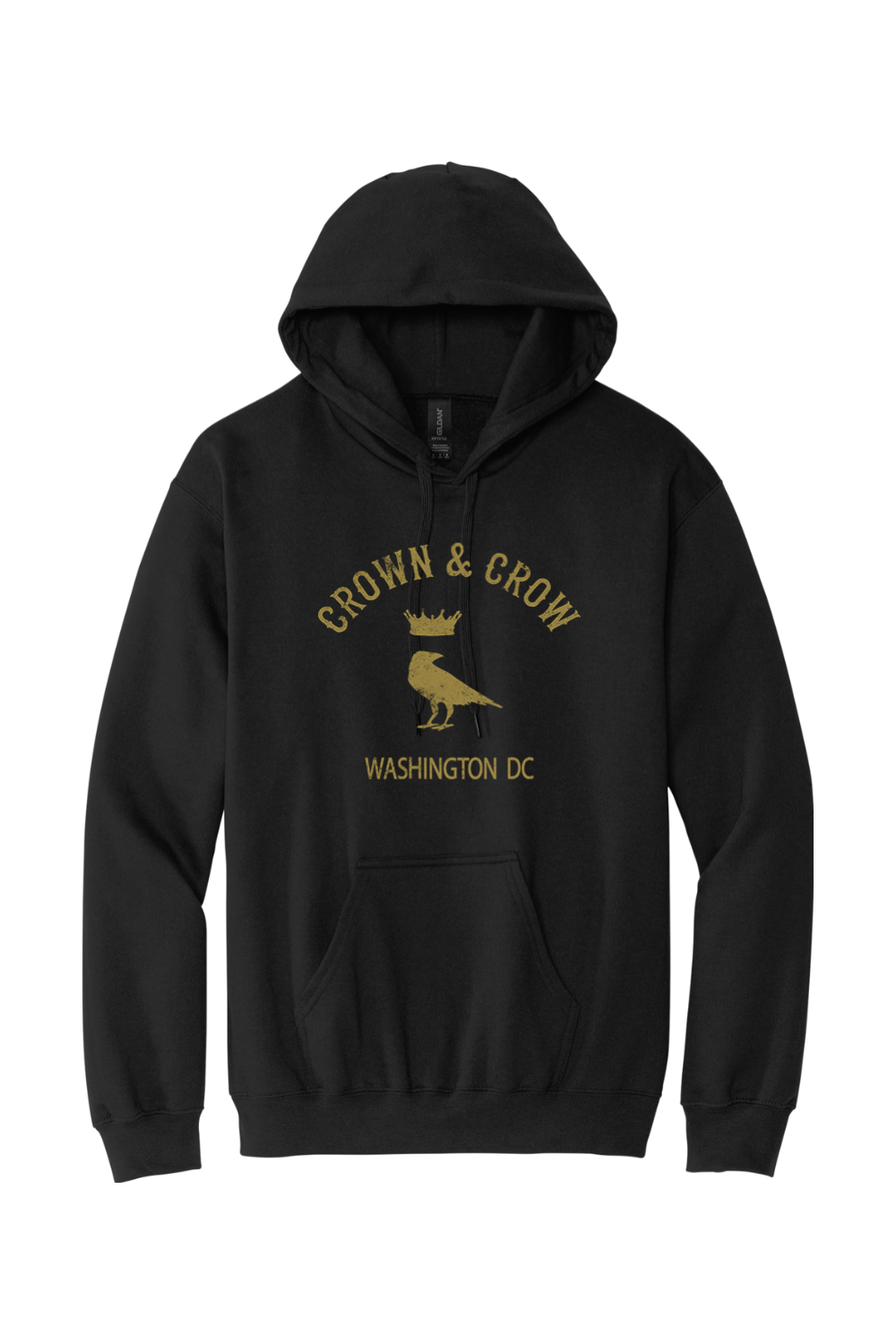 Crown & Crow Mens Hooded Sweatshirt