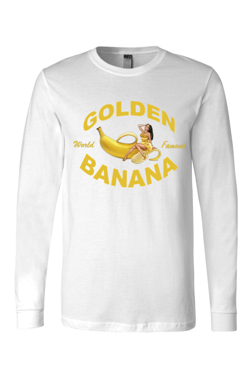 Golden Banana Mens Jersey Long Sleeve Tee