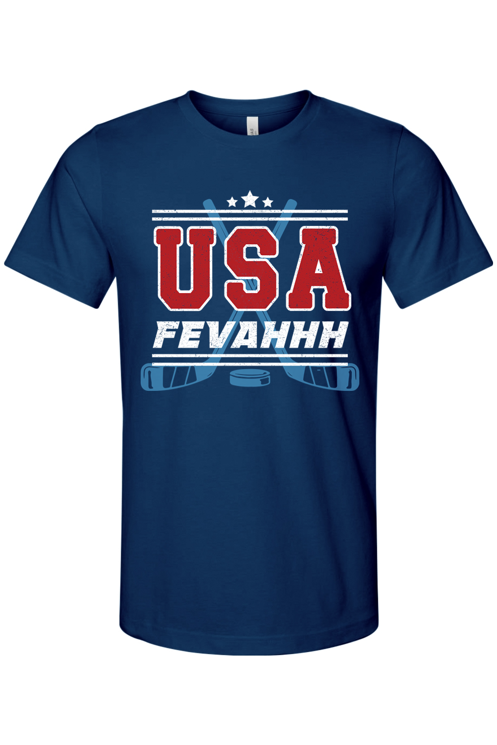 USA Hockey Fevahhh 100% Cotton T-Shirt - Mens