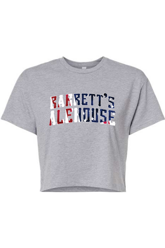 Barrett's Alehouse Flag Women's Crop Top