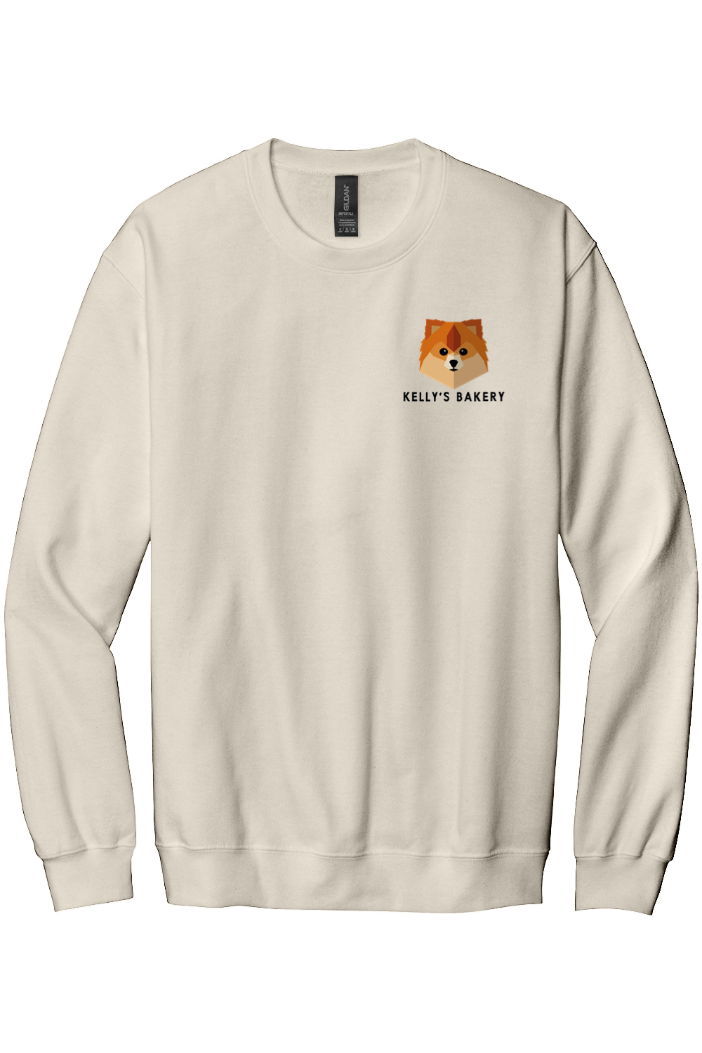 Kelly's Bakery Front Logo Mens Fleece Crewneck Sweatshirt