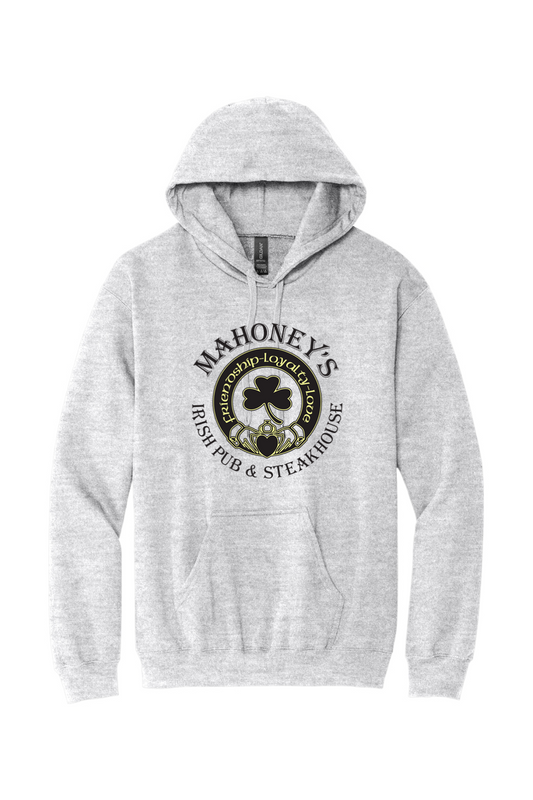 Mahoney's Irish Pub Logo Front (black) Midweight Hoodie
