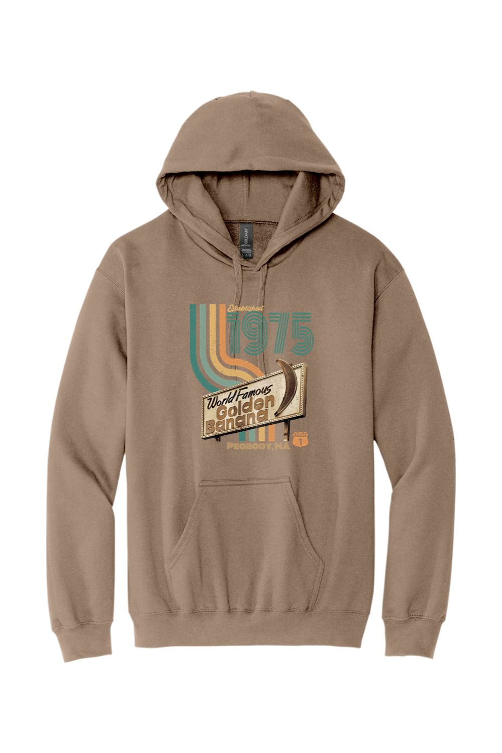 Vintage Golden Banana Hoodie - Mens