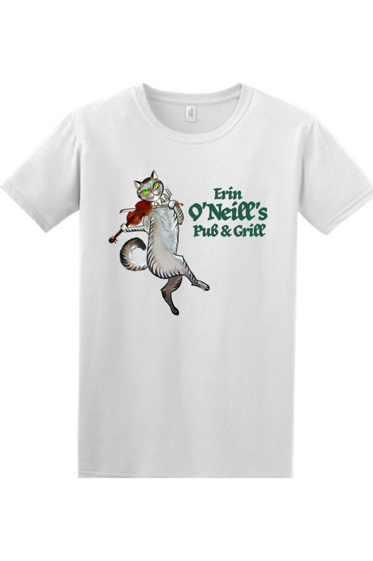 Erin O'Neill's Cat Cotton T-Shirt - Mens