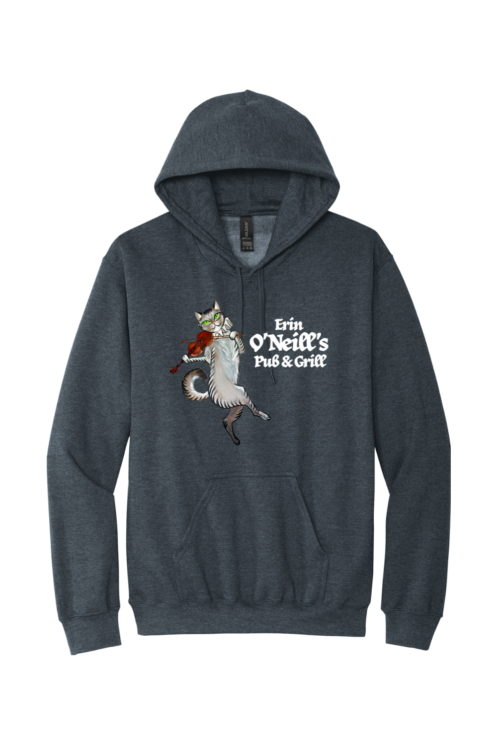 Erin O'Neill's Cat Dark Colored Hoodie - Mens