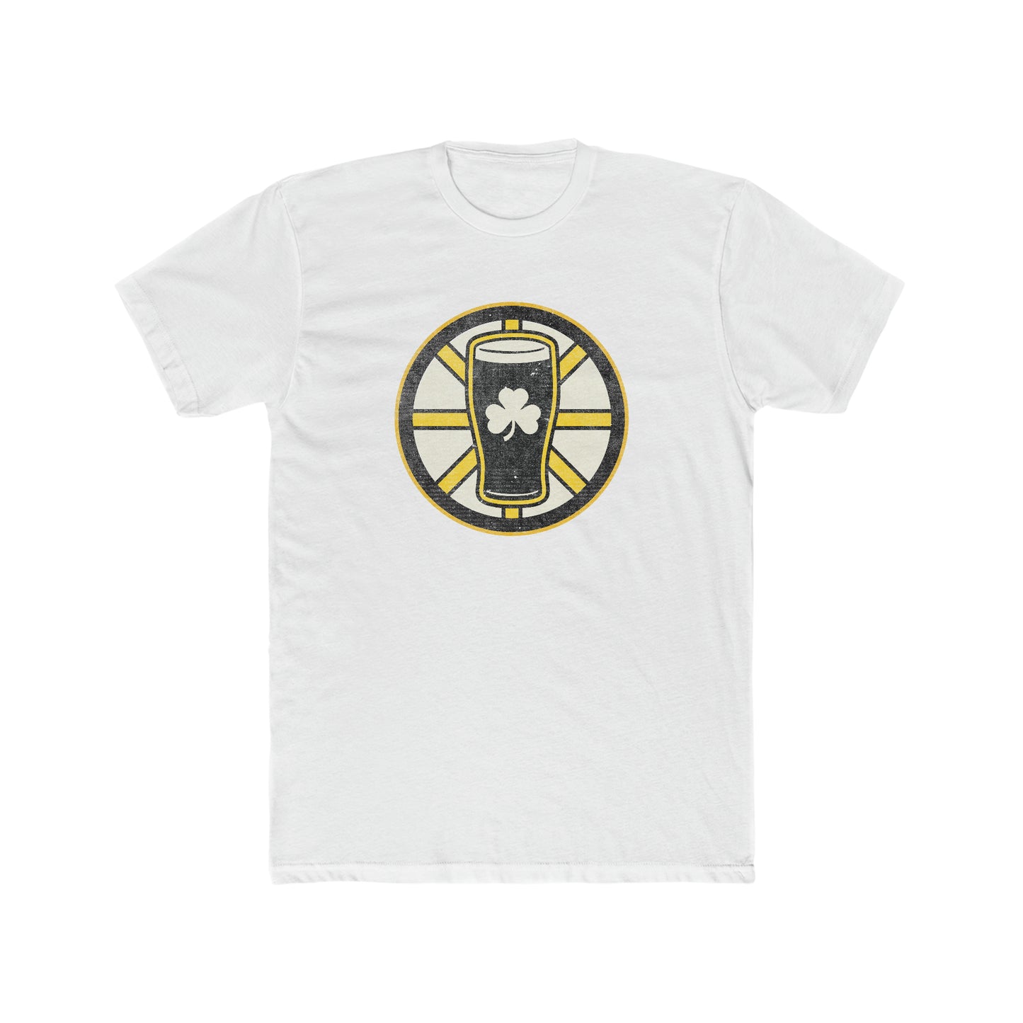 Beer, Hockey, Black & Gold T-Shirt