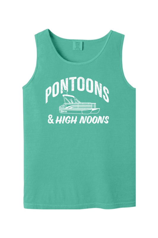 Pontoon Time Comfort Colors Tank Top - Men's