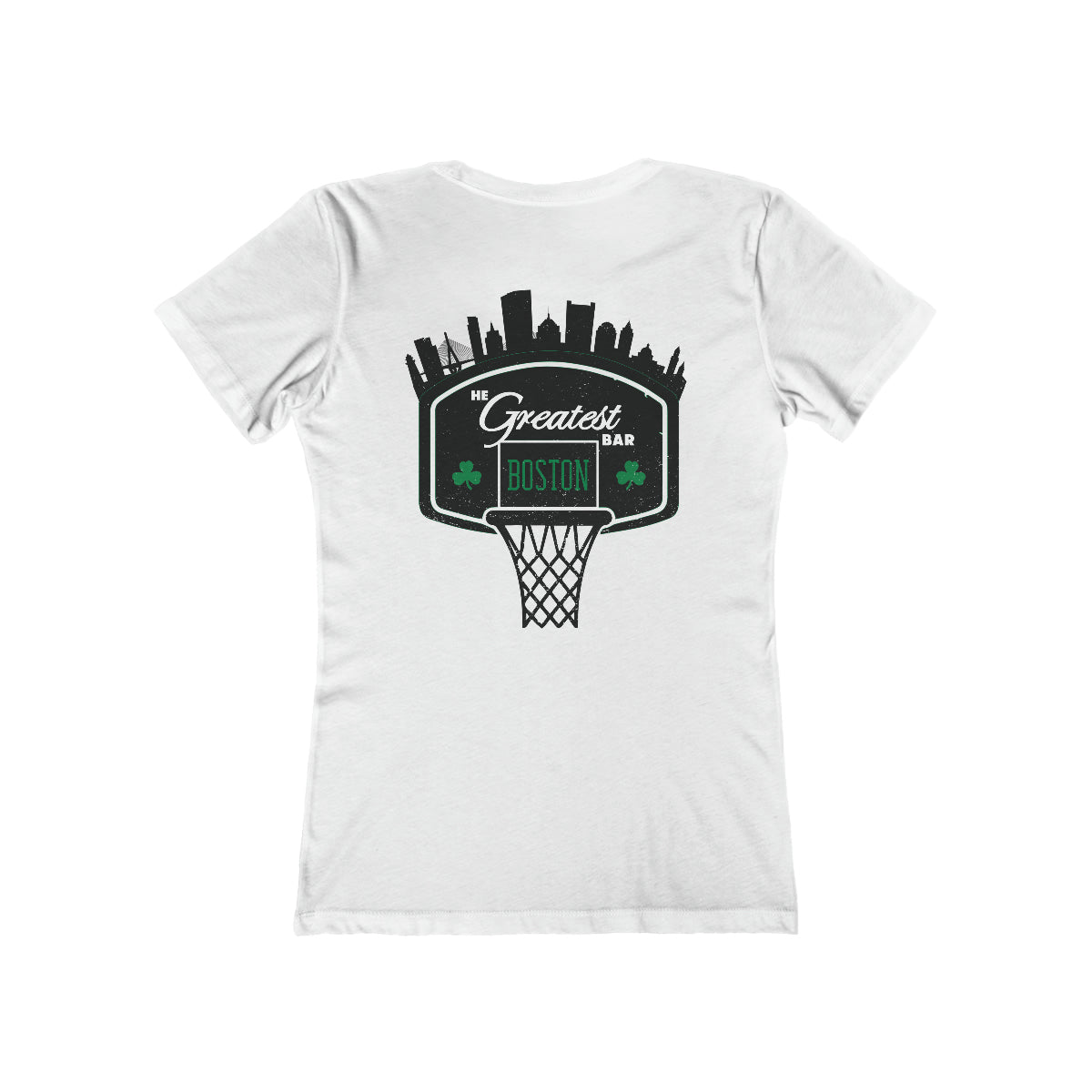 The Greatest Bar Womens T-Shirt - Boston Basketball