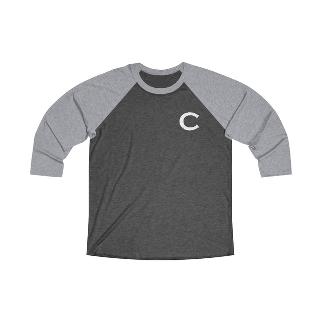 Causeway Unisex Tri-Blend Quarter Sleeve Baseball Tee