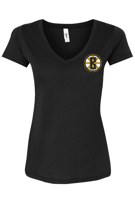 Barrett's Alehouse Black & Gold Women's V-Neck