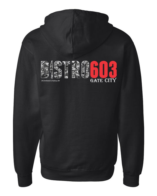 Bistro603 Gate City Midweight Full-Zip Hooded Sweatshirt