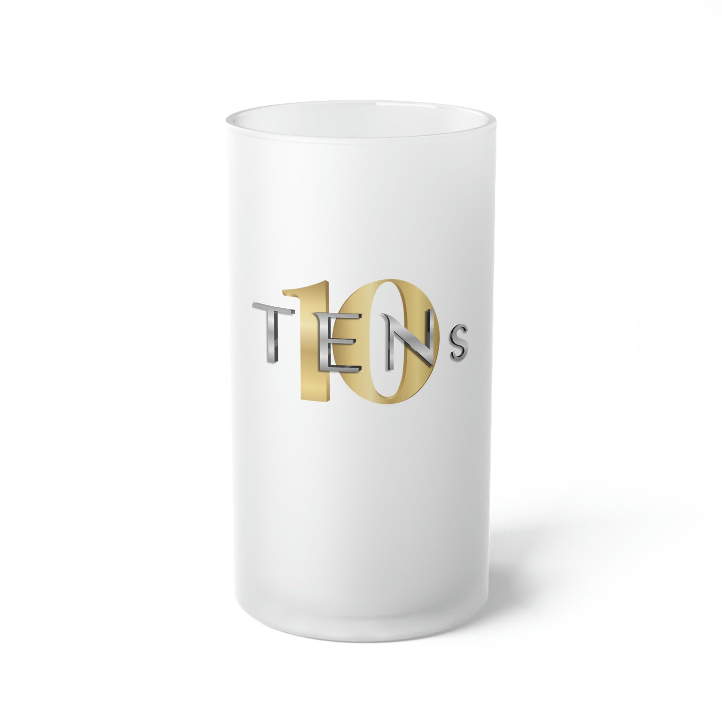 Tens Show Club Frosted Glass Beer Mug