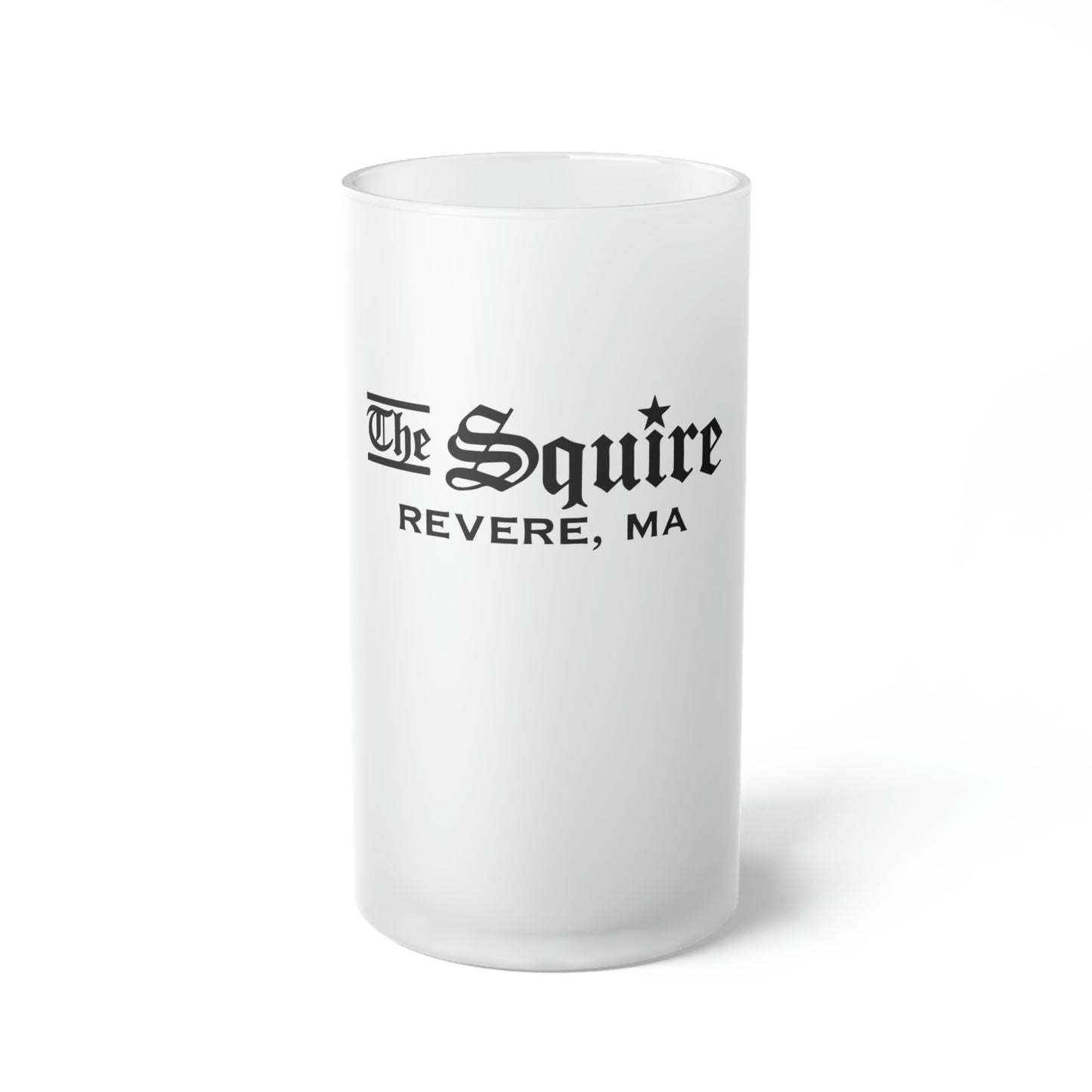 The Squire Frosted Glass Beer Mug