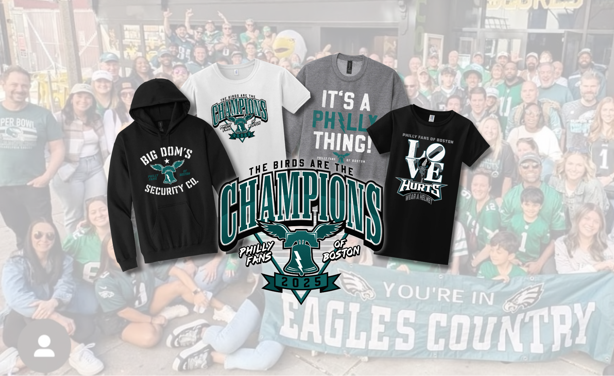 Philadelphia Eagles Fans of Boston