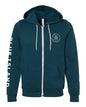 Blue Island Full Zip Sponge Fleece Hoodie
