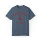 Crown & Crow Red Logo Unisex Garment-Dyed T-shirt