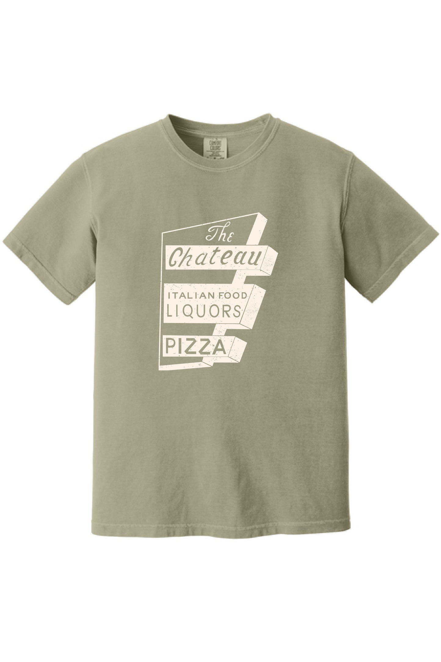 Chateau Throwback Sign Comfort Colors *Spring Colors* T-Shirt - Unisex